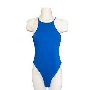 NWT Zara Seamless Bodysuit in Blue Size S
